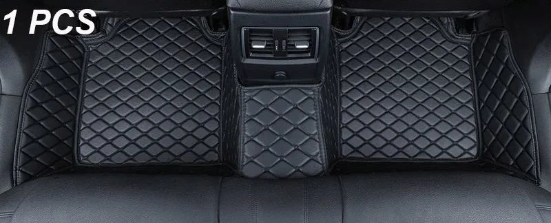 Tapetes para carro personalizados para homens e mulheres, tapetes de couro de luxo, cobertura total.
