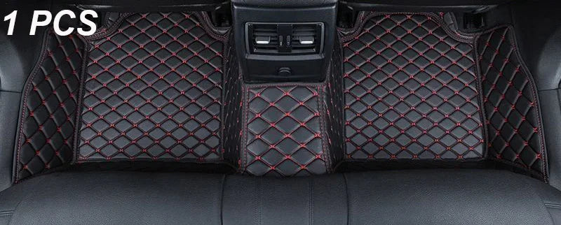 Tapetes para carro personalizados para homens e mulheres, tapetes de couro de luxo, cobertura total.