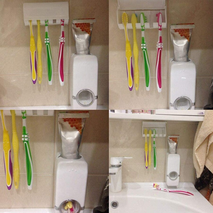 DispenserMax - Suporte Para 5 Escovas