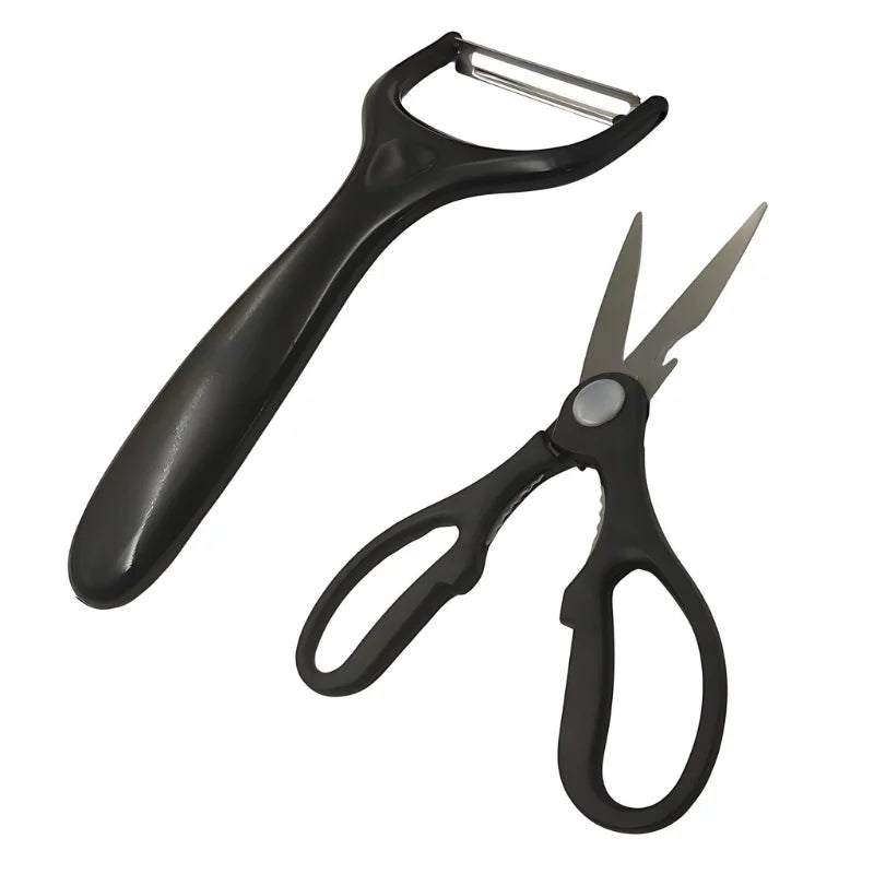 Kit de Facas e Tesoura - Cozinha Premium