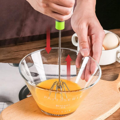 Batedor Mix de Aço Inoxidável - Super Prático