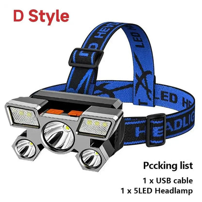 Lanterna UltraFlex - 5 LED Recarregável