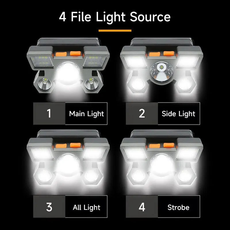 Lanterna UltraFlex - 5 LED Recarregável