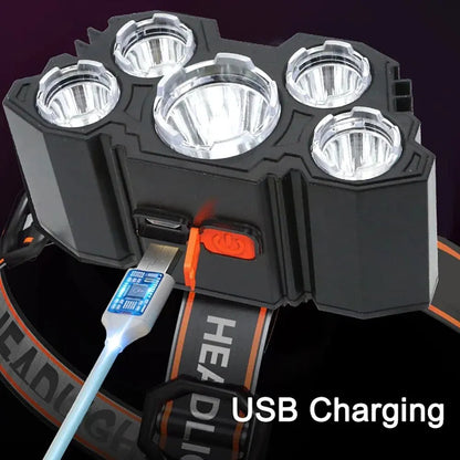 Lanterna UltraFlex - 5 LED Recarregável