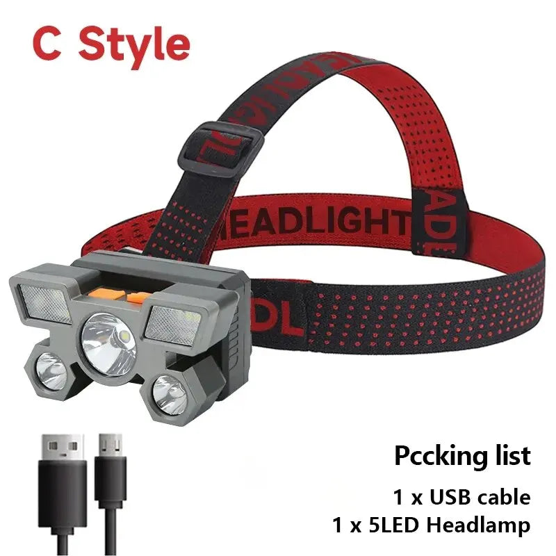 Lanterna UltraFlex - 5 LED Recarregável