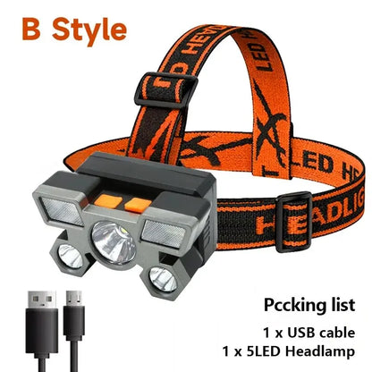 Lanterna UltraFlex - 5 LED Recarregável