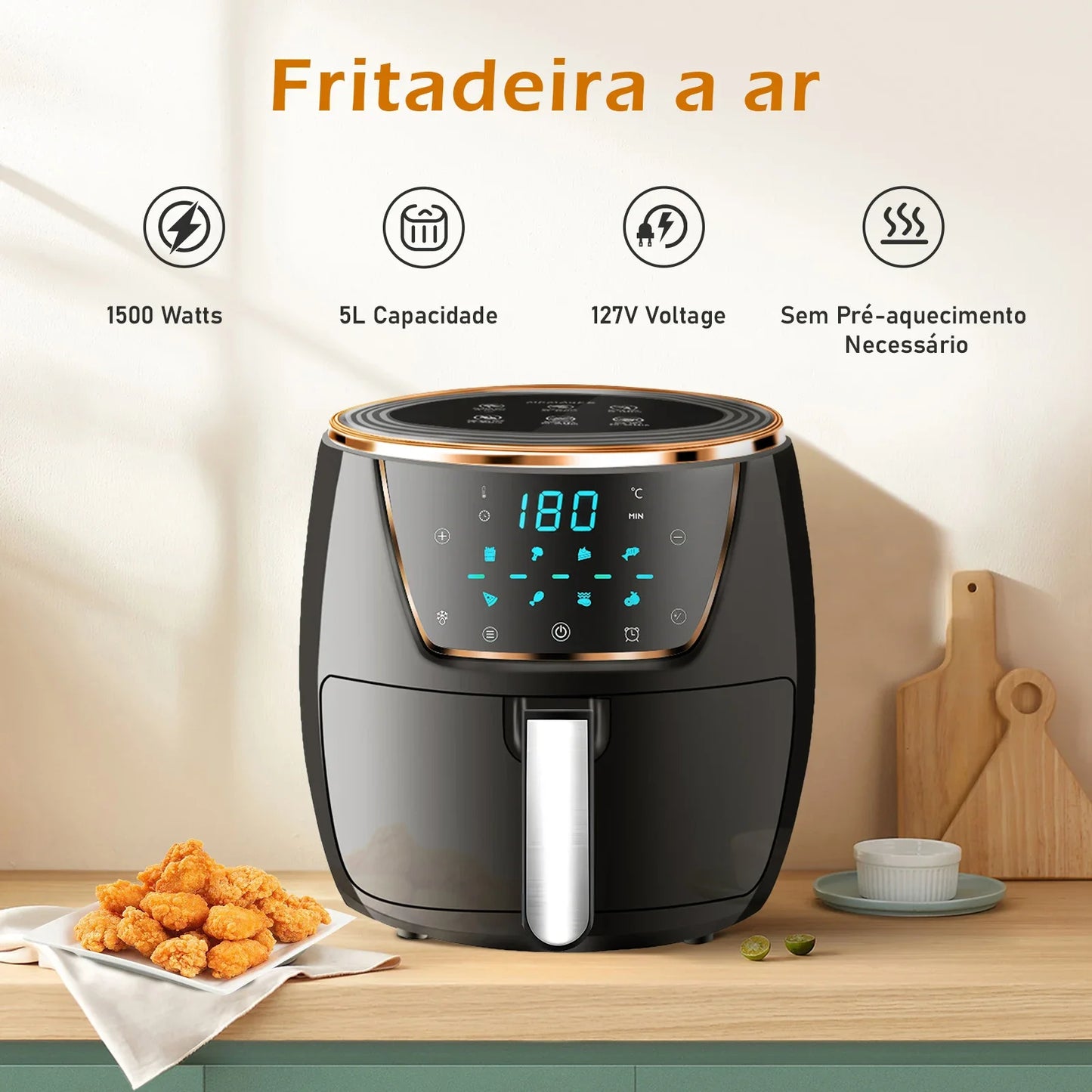 Air Fryer Elétrica [ÚLTIMAS UNIDADES]