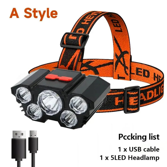 Lanterna UltraFlex - 5 LED Recarregável