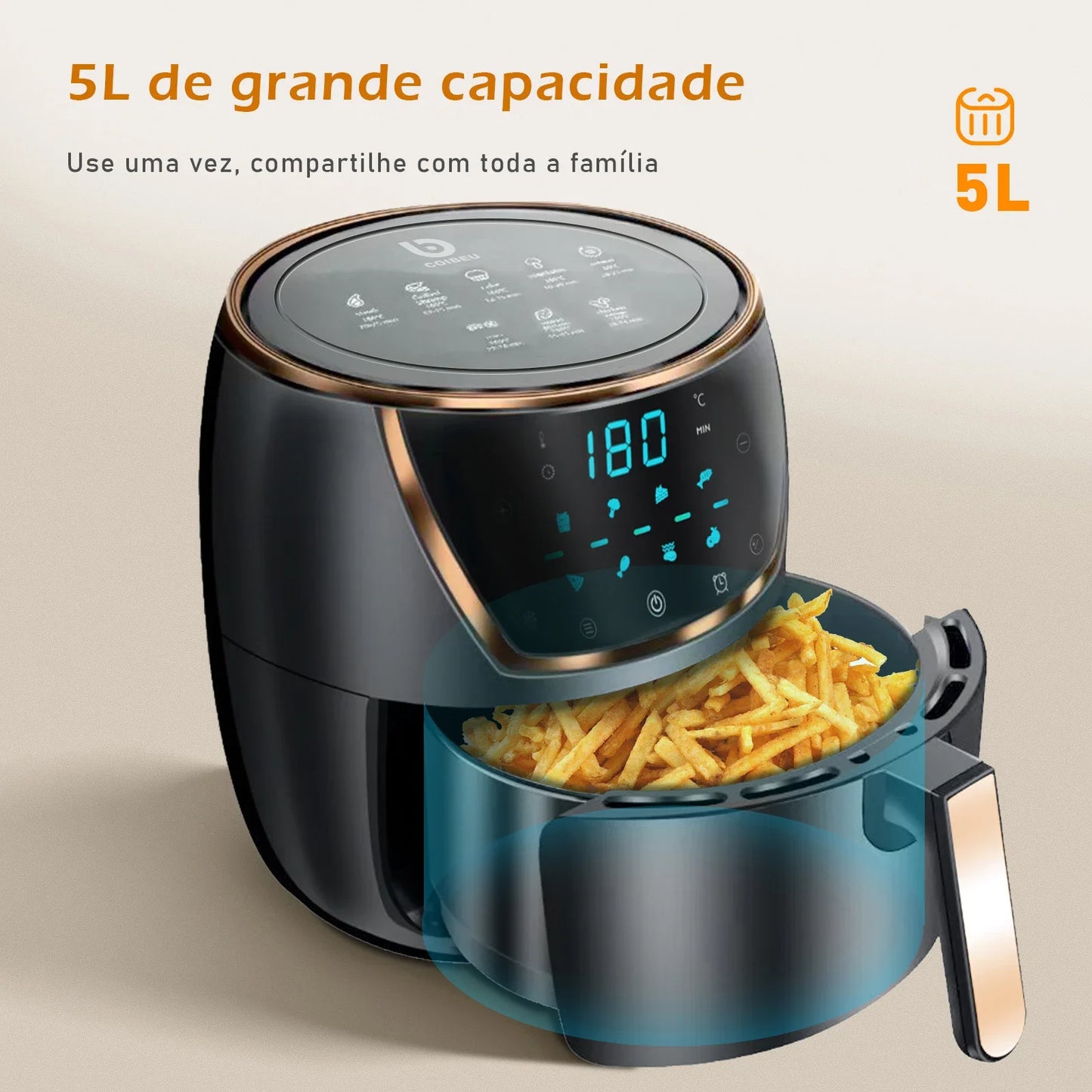 Air Fryer Elétrica [ÚLTIMAS UNIDADES]