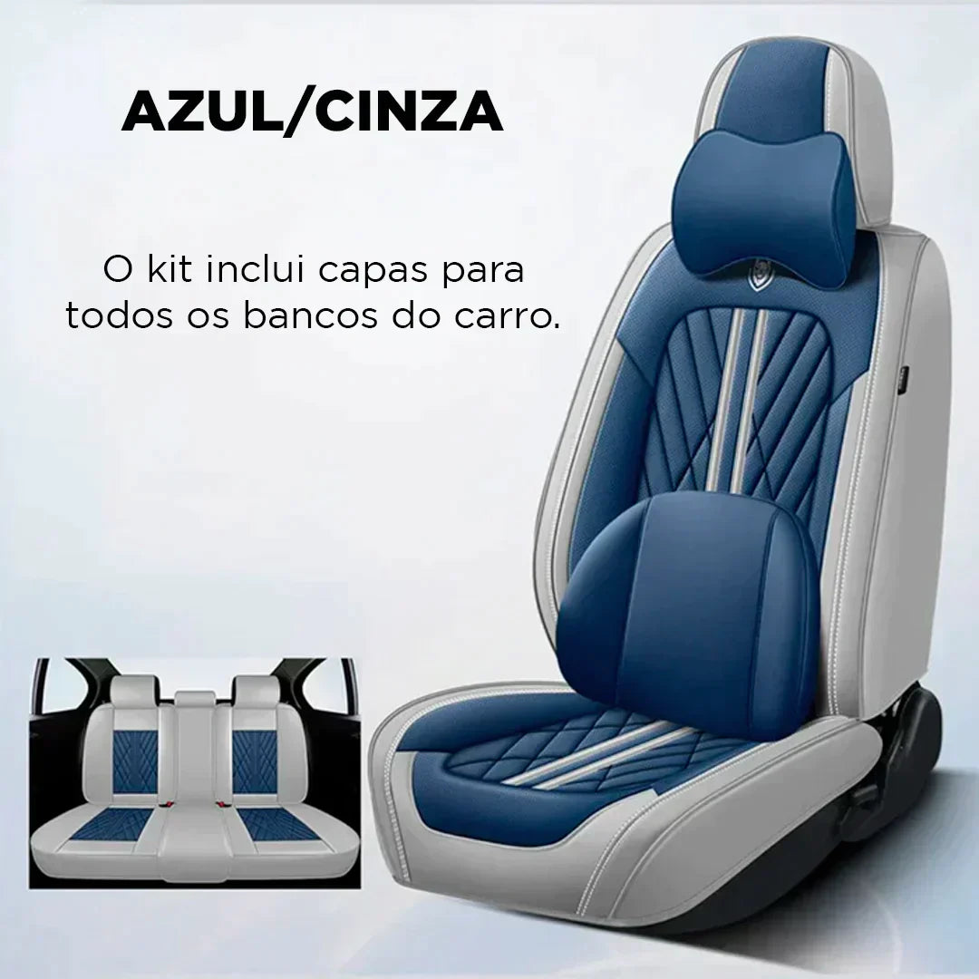Kit Completo Capas de Bancos Automotivos Deluce 2025 + BRINDE [Queima de Estoque🔥]