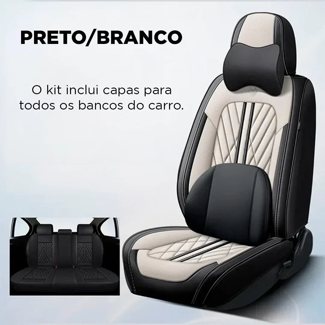 Kit Completo Capas de Bancos Automotivos Deluce 2025 + BRINDE [Queima de Estoque🔥]